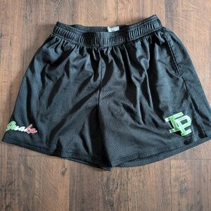 Inaka Power Black Mesh Athletic Shorts